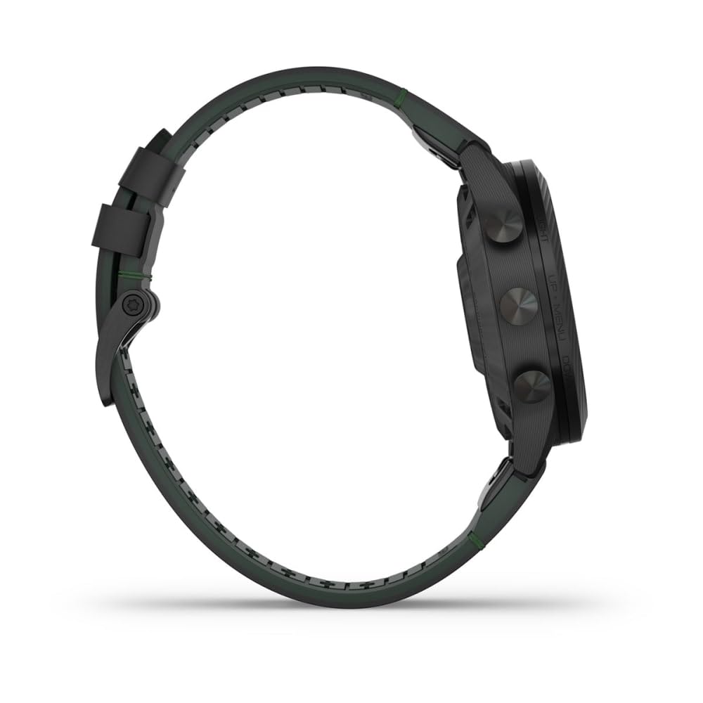 Luxury Golf Smartwatch Carbon Edition – 46mm AMOLED GPS Watch | Sapphire Lens | Smart Caddie | Multi-Band GPS | 16-Day Battery | 10ATM | 32GB | 1 Year Warranty | Easy 14-Day Returns | Free Wireless Earbuds Gift