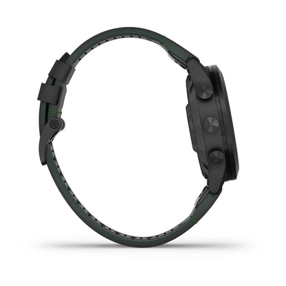 Luxury Golf Smartwatch Carbon Edition – 46mm AMOLED GPS Watch | Sapphire Lens | Smart Caddie | Multi-Band GPS | 16-Day Battery | 10ATM | 32GB | 1 Year Warranty | Easy 14-Day Returns | Free Wireless Earbuds Gift
