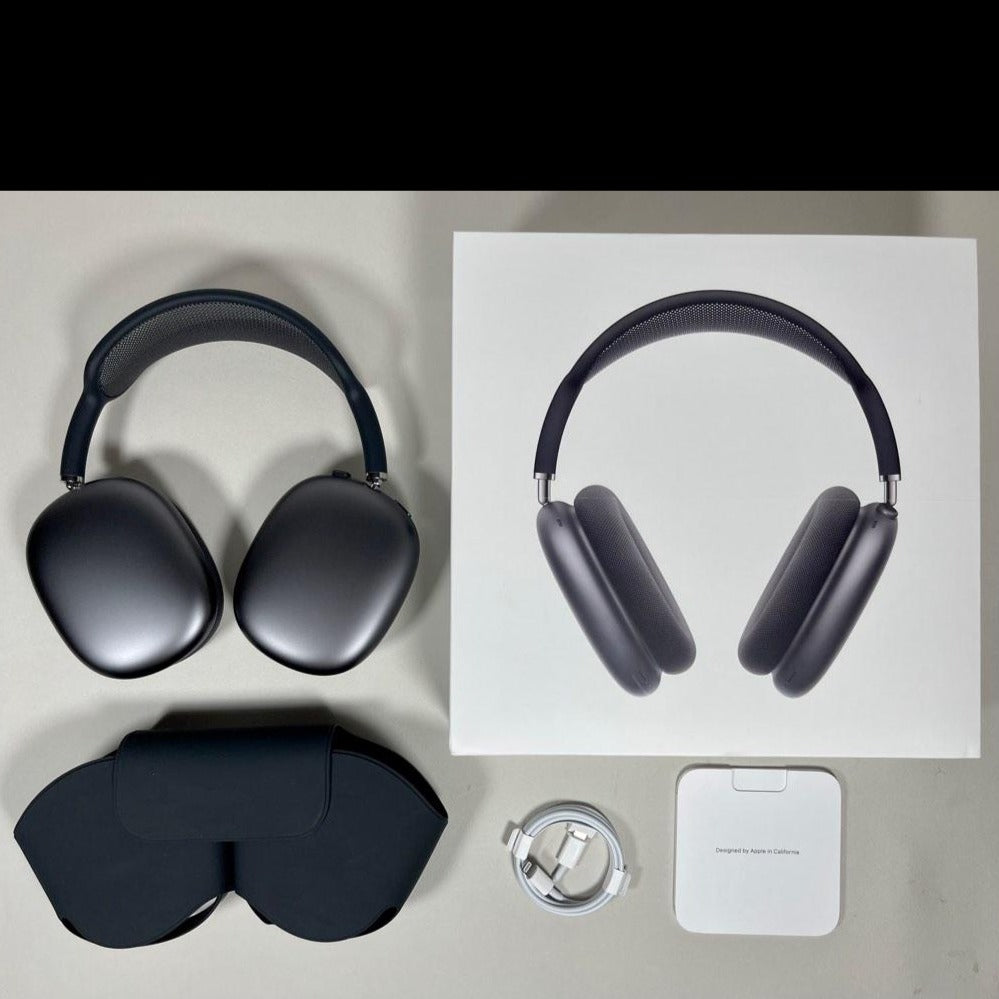 AirPods Max – Wireless Noise Cancelling Headphones with USB-C Audio, Spatial Sound, 40H Battery Life, Fast Fuel Charging, Compatible with iOS & Android | Premium Design | 1-Year Warranty, 14-Day Easy Returns