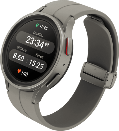 Watch 5 Pro: Premium GPS + Cellular Connectivity, Advanced Fitness & Health Tracking, Oxygen & ECG Monitoring, Water Resistance | 1-Year Warranty, 14-Day Hassle-Free Returns + Free Ear Buds