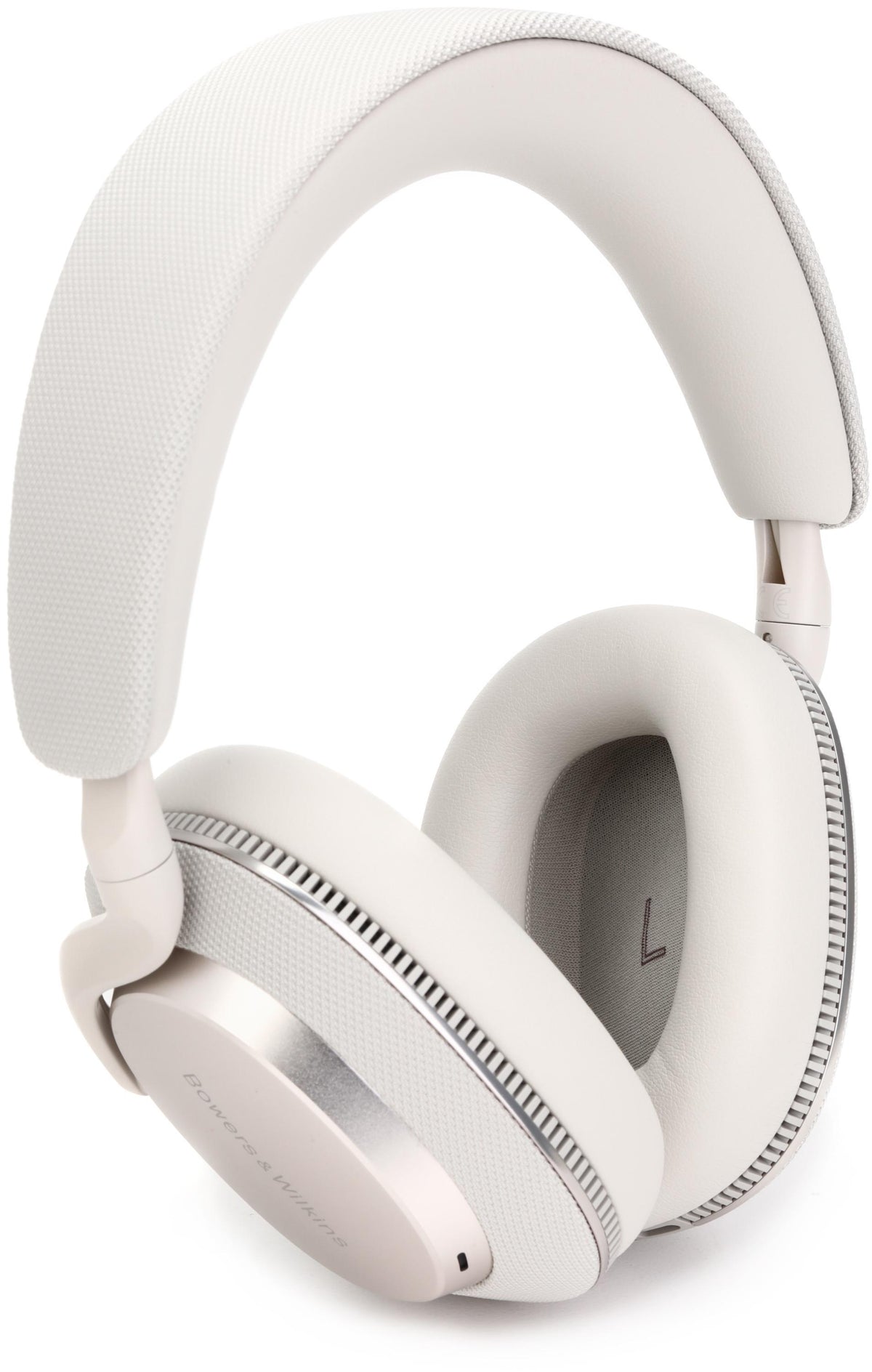 Premium ANC Headphones S3 canvas white ear cushion detail