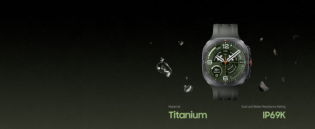 Smart Watch Ultra 2 rugged titanium durability feature